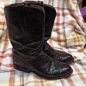 Lucchese Sz W8 Ostrich western boots